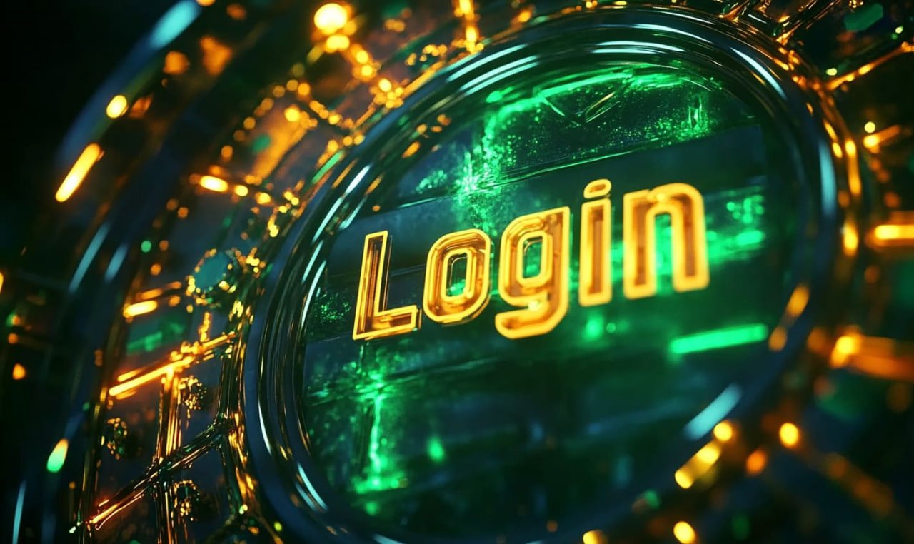Proses login dan navigasi ke halaman data keluaran di aplikasi dktoto